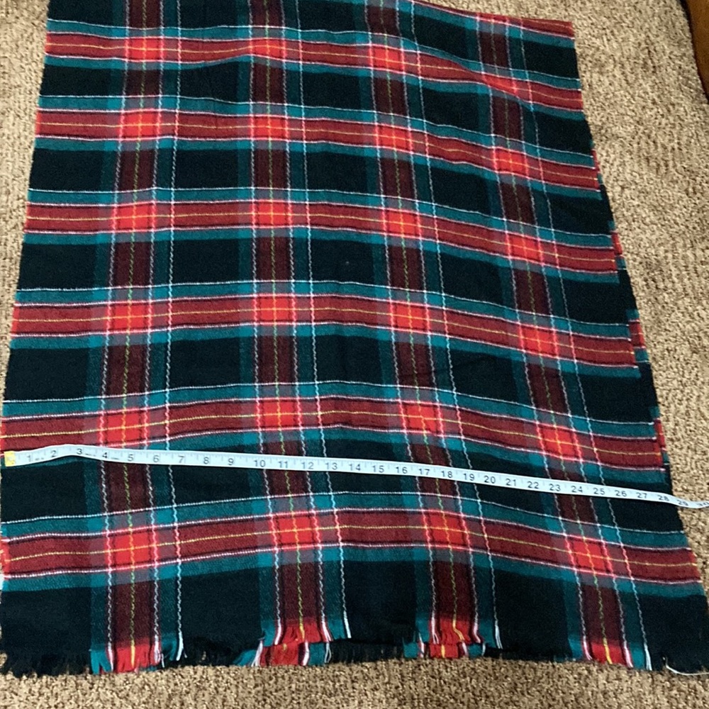 Plaid blanket scarf - Picture 4 of 5